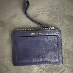 Cole Haan leather wristlet